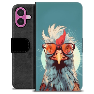 Husă Portofel Premium - iPhone 16 Plus - Găină