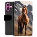 Husă Portofel Premium - iPhone 16 Plus - Cal