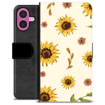 Husă Portofel Premium - iPhone 16 Plus - Floarea Soarelui