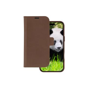 Husă portofel din piele iPhone 16 Plus dbramante1928 Lynge MagSafe 2-in-1 - Bronzat