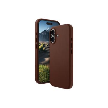 Husă din piele MagSafe iPhone 16 Plus dbramante1928 Roskilde - Tan închis
