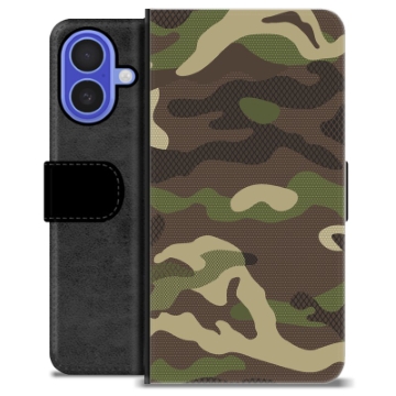 Husă Portofel Premium - iPhone 16 - Camo