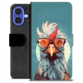Husă Portofel Premium - iPhone 16 - Găină