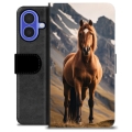 Husă Portofel Premium - iPhone 16 - Cal