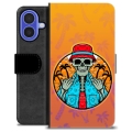Husă Portofel Premium - iPhone 16 - Vară Scheletică