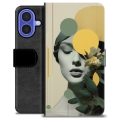 Husă Portofel Premium - iPhone 16 - Atmosferă Vintage
