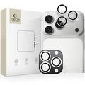iPhone 16 Pro/16 Pro Max/17 Pro/17 Pro Max Tech-Protect Cam Ring Fit+ Obiectivul camerei foto - Argint