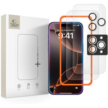 Set de protecție iPhone 16 Pro/17 Pro Tech-Protect Supreme - Clar