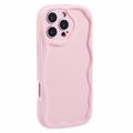Husă TPU iPhone 16 Pro Candy Color Wavy - Roz