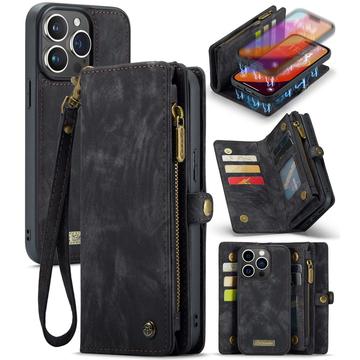 Husă Portofel iPhone 16 Pro - Caseme 008 2-în-1 Multifunctional