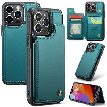 iPhone 16 Pro Caseme C22 Case RFID Card Wallet - Verde