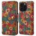 iPhone 16 Pro Husa Portofel Patru Anotimpuri - Primăvara
