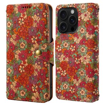 iPhone 16 Pro Husa Portofel Patru Anotimpuri - Vara
