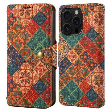 iPhone 16 Pro Husa Portofel Patru Anotimpuri - Iarna