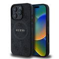 Husă inelară colorată Guess 4G iPhone 16 Pro - Compatibil MagSafe