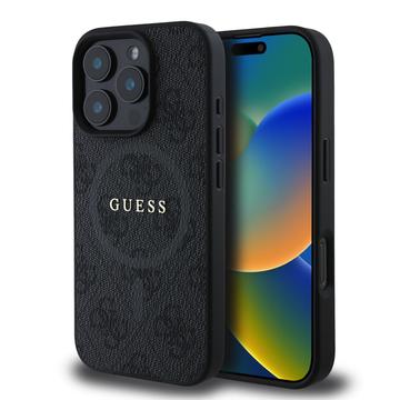 Husă inelară colorată Guess 4G iPhone 16 Pro - Compatibil MagSafe