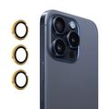 Geam Protecție Obiectiv Cameră iPhone 16 Pro/16 Pro Max - Hat Prince - Auriu