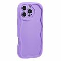 Husă TPU iPhone 16 Pro Max Candy Color Wavy - Violet