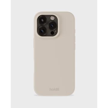 Husă de silicon iPhone 16 Pro Max Holdit - bej deschis