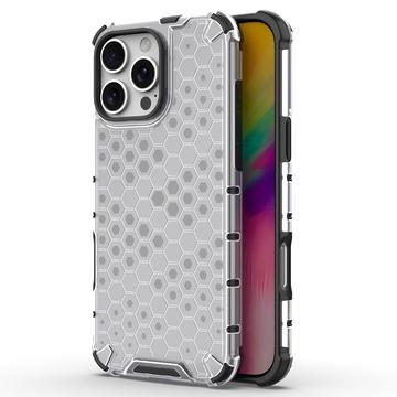 Husă Hibrid iPhone 16 Pro Max - Honeycomb Armored - Gri