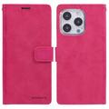 Husa portofel iPhone 16 Pro Max Mercury Goospery Blue Moon - Roz Intens