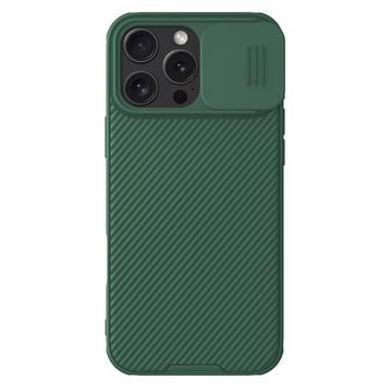 Husă Hibrid iPhone 16 Pro Max - Nillkin CamShield Pro - Verde