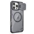 Husă magnetică iPhone 16 Pro Max Nillkin IceBlade Prop - compatibilă cu MagSafe, capac glisant - negru