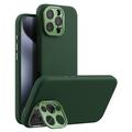 Husă din silicon lichid iPhone 16 Pro Max Nillkin LensWing Pro - compatibil MagSafe - Verde