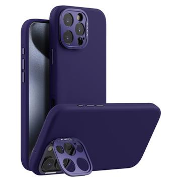 Husă din silicon lichid iPhone 16 Pro Max Nillkin LensWing Pro - compatibil MagSafe - Violet
