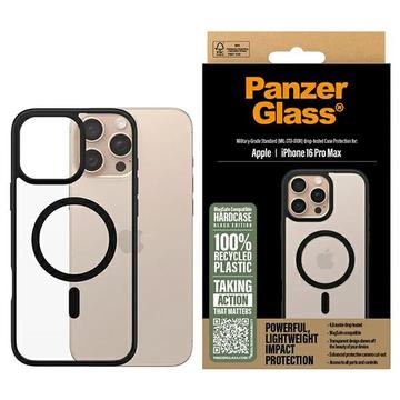 Husă MagSafe iPhone 16 Pro Max PanzerGlass HardCase - Negru / Transparent