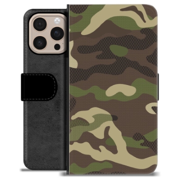 Husă Portofel Premium - iPhone 16 Pro Max - Camo