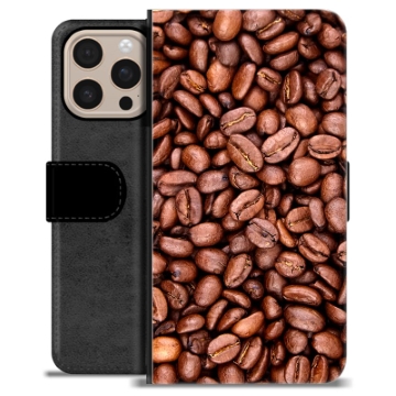 Husă Portofel Premium - iPhone 16 Pro Max - Boabe de Cafea