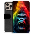 Husă Portofel Premium - iPhone 16 Pro Max - Gorilă