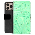 Husă Portofel Premium - iPhone 16 Pro Max - Mentă Verde