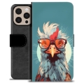 Husă Portofel Premium - iPhone 16 Pro Max - Găină