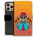 Husă Portofel Premium - iPhone 16 Pro Max - Vară Scheletică