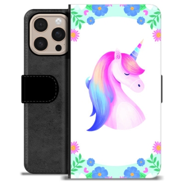 Husă Portofel Premium - iPhone 16 Pro Max - Unicorn