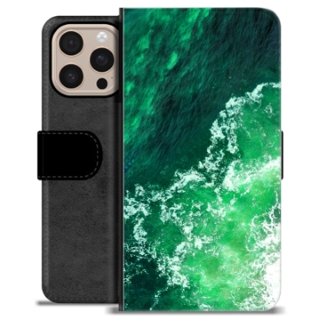 Husă Portofel Premium - iPhone 16 Pro Max - Valuri