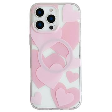Husă hibridă magnetică Pure Love pentru iPhone 16 Pro Max - roz