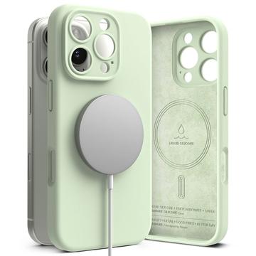 Husă iPhone 16 Pro Max - Ringke Liquid Silicone MagSafe - Mentă moale