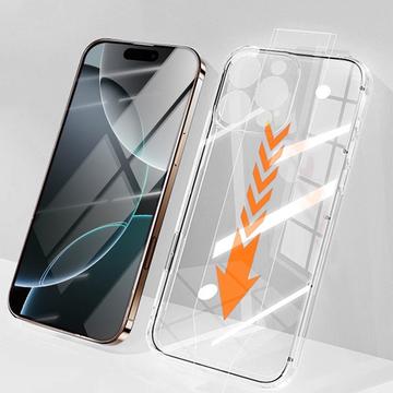 Kit de protecție 2 în 1 iPhone 16 Pro Max Rurihai - Transparent