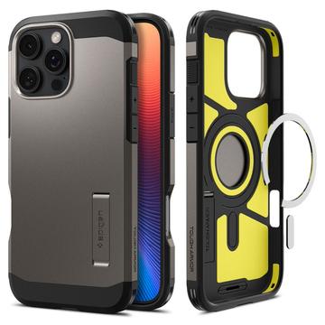 Husă iPhone 16 Pro Max - Spigen Tough Armor Mag - Gunmetal