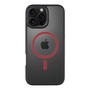 Husă MagSafe iPhone 16 Pro Max Tactical MagForce Hyperstealth 2.0 - Negru / Roșu