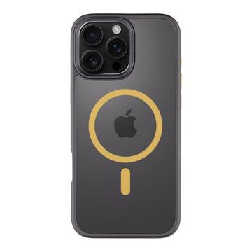 Husă MagSafe iPhone 16 Pro Max Tactical MagForce Hyperstealth 2.0 - negru / galben
