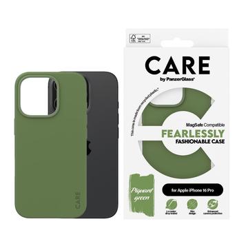 Husă pentru iPhone 16 Pro PanzerGlass Care Fearless Fashionable - compatibilă MagSafe - verde