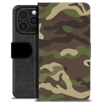 Husă Portofel Premium - iPhone 16 Pro - Camo