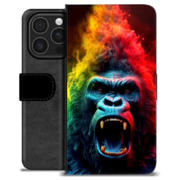 Husă Portofel Premium - iPhone 16 Pro - Gorilă