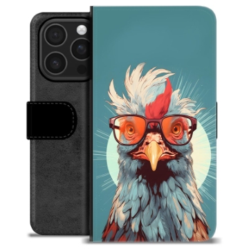 Husă Portofel Premium - iPhone 16 Pro - Găină