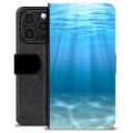 Husă Portofel Premium - iPhone 16 Pro - Mare