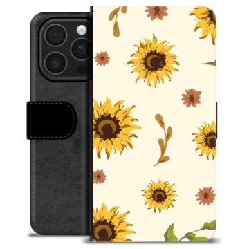 Husă Portofel Premium - iPhone 16 Pro - Floarea Soarelui